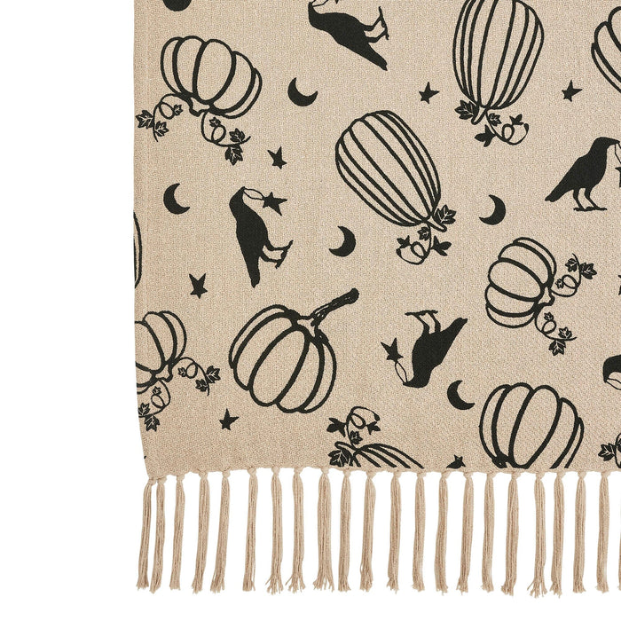 Raven Harvest Throw - Primitive Star Quilt Shop