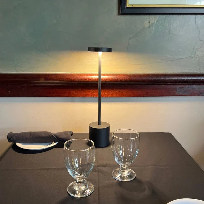 Rechargeable Aluminum LED Table Lamp with Touch Dimming