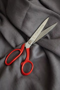Merchant & Mills Red Extra Sharp 8" Scissors with chrome blades and red enamel handles for precision cutting