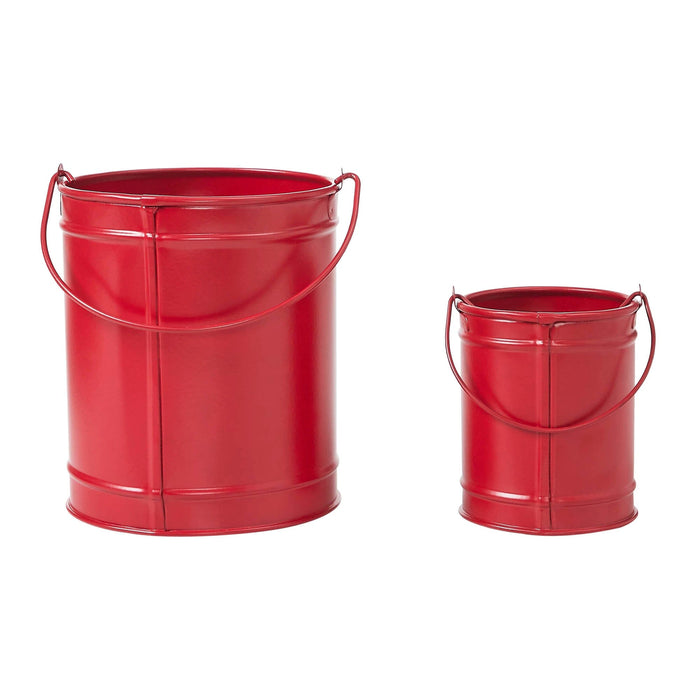 Red Votive Candle Holder with Star Cutout - Set of 2 - Primitive Star Quilt Shop