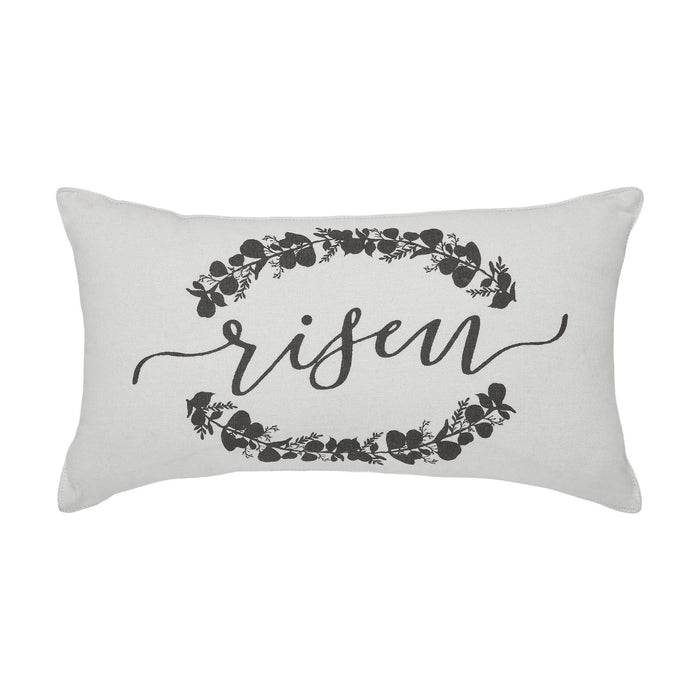 "Risen" Pillow 7x13" - Primitive Star Quilt Shop