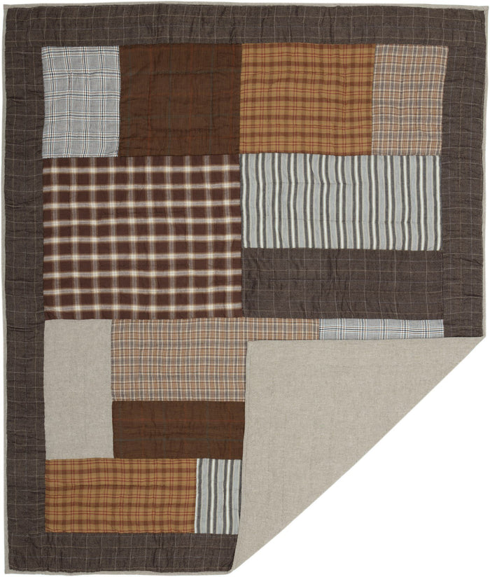 Rory Quilted Throw - Primitive Star Quilt Shop