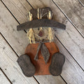 Rustic Wood Scarecrow Sitter - Primitive Star Quilt Shop