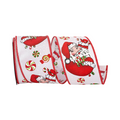 Santa And Candy Wired Edge Ribbon, 2.5" X 10YD