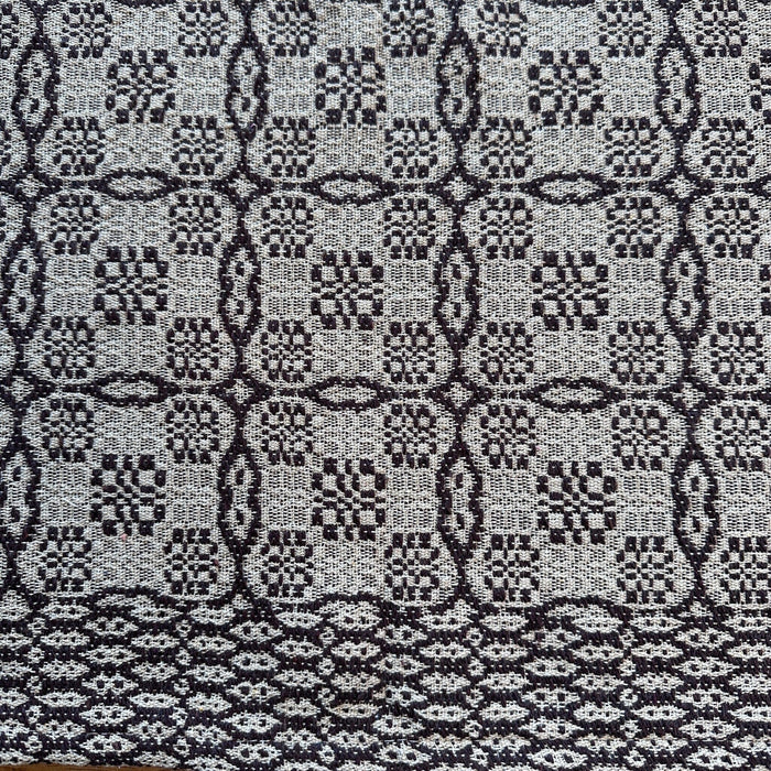 Saratoga Chocolate and Linen Woven Throw - Primitive Star Quilt Shop