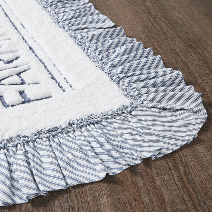 Sawyer Mill Blue Farmhouse Bathmat 20x30" - Primitive Star Quilt Shop