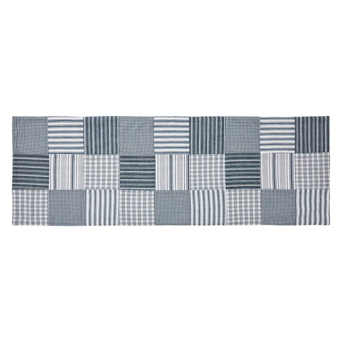 Sawyer Mill Blue Quilted Runner 12x36" - Primitive Star Quilt Shop