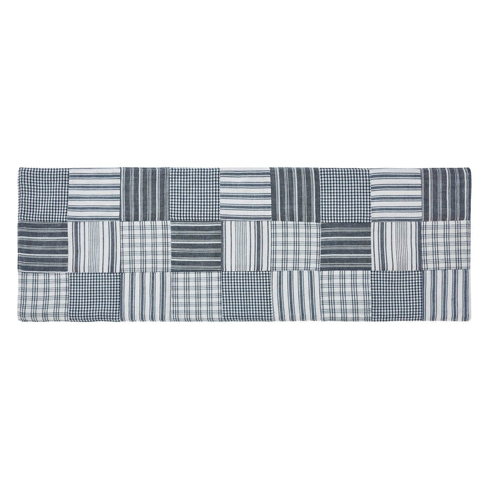 Sawyer Mill Blue Quilted Runner 8x24" - Primitive Star Quilt Shop