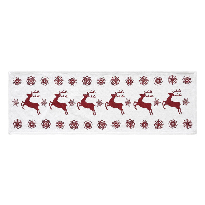 Scandia Snowflake Runner 12x36" - Primitive Star Quilt Shop