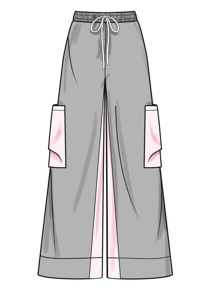 Simplicity Sewing Pattern S9956 for Misses' Pull-On Shorts and Wide-Leg Pants