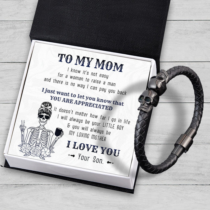 Skull Cuff Bracelet - Skull - To My Mom - You Are Appreciated - Gbbh19006