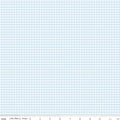Small Gingham Boy Blue - 1/2 Yard