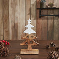Snow-Capped Wooden Christmas Tree - 10" - Primitive Star Quilt Shop