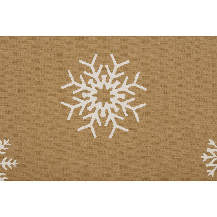 Snowflake Burlap Snowflake Kisses Tea Towel - Set of 2 - Primitive Star Quilt Shop