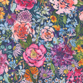 Soulstice - 108" Floral Navy Quilt Back - by Create Joy Project with Moda Fabrics