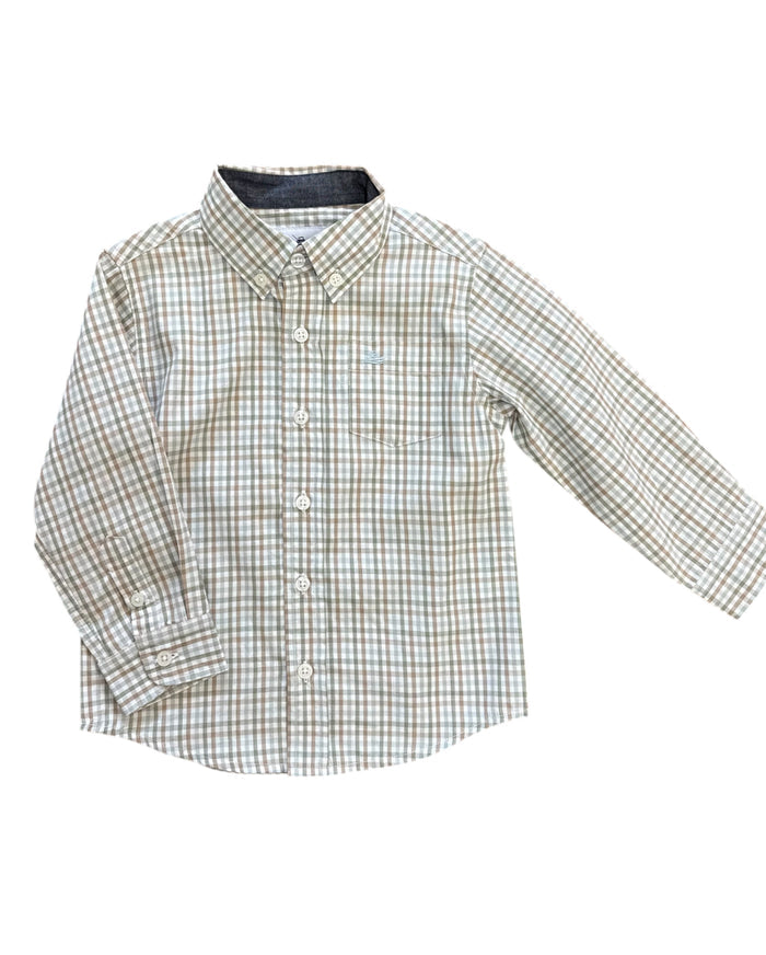 Southbound-LS Green Dress Shirt
