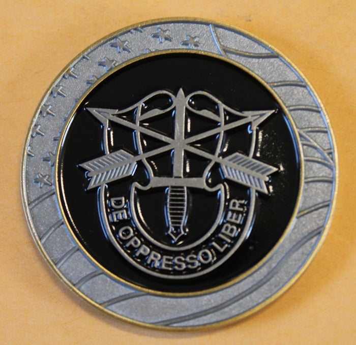 Special Forces Green Berets Skull Army Challenge Coin