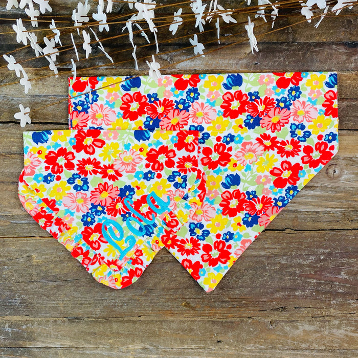 Spring Floral Dog Bandana