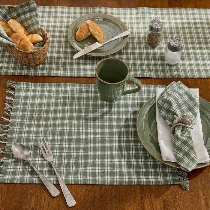Stafford Green Table Runner 54" - Primitive Star Quilt Shop