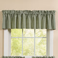 Stafford Green Unlined Valance 72" - Primitive Star Quilt Shop