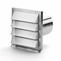 Stainless Steel Outside Wall Grilles Round - Luxair Cooker Hoods Limited