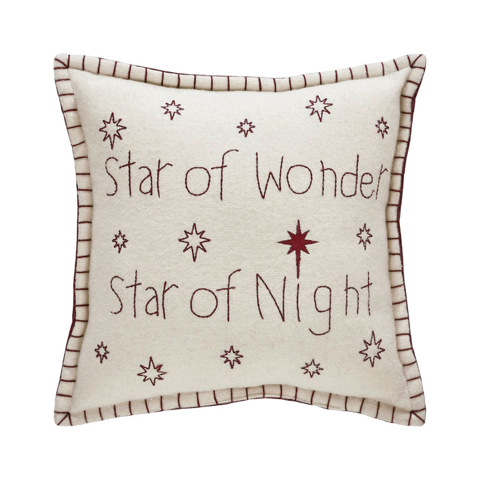 Star of Wonder Pillow 12" - Primitive Star Quilt Shop
