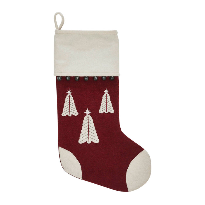 Star of Wonder Stocking 12x20" - Primitive Star Quilt Shop