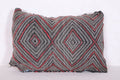 Striped Moroccan pillow 12.2 INCHES X 18.1 INCHES - kilim pillow