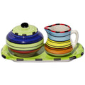 Sugar Creamer Set on Tray in Acapulco
