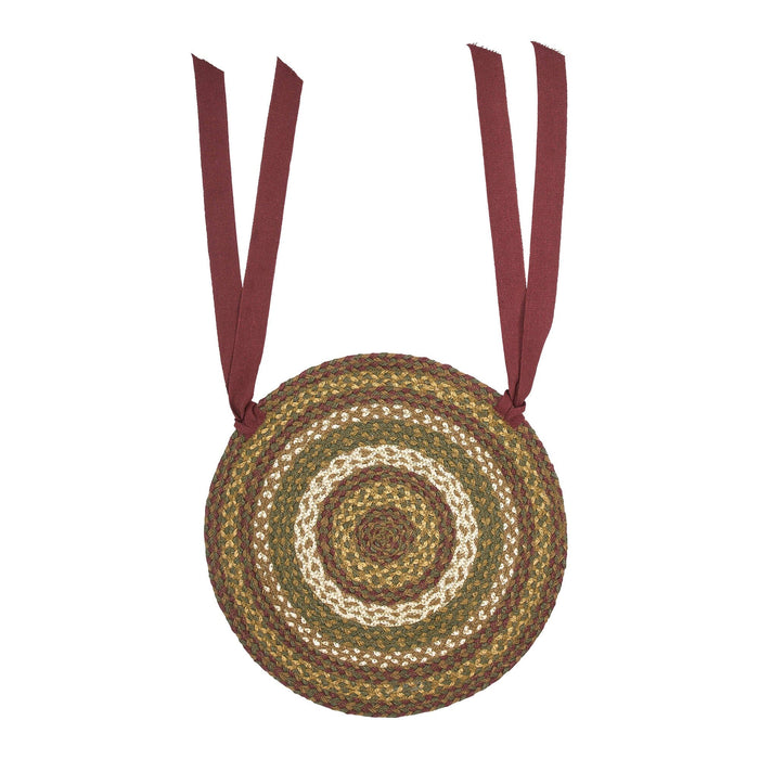 Tea Cabin Braided Chair Pad 15" - Primitive Star Quilt Shop