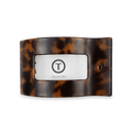 Teleties Flat Rectangle Clip -Tortoise
