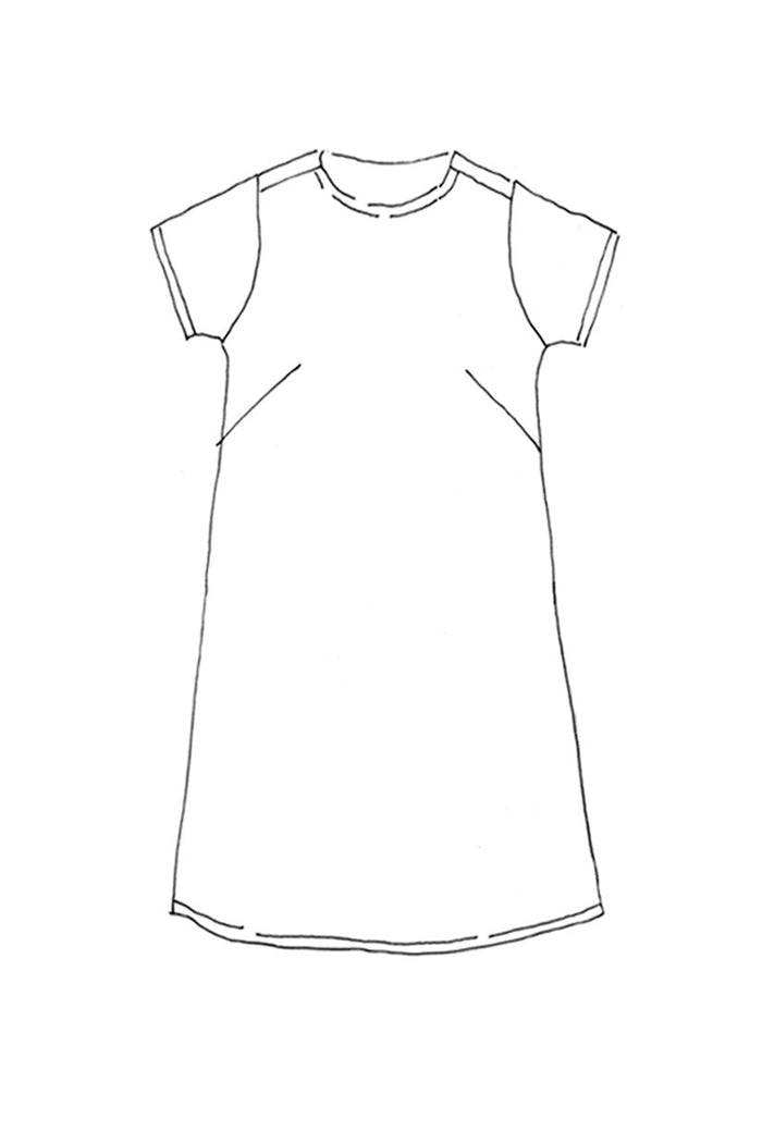 Camber Set sewing pattern by Merchant & Mills featuring an A-line dress and T-shirt option.