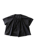 Clover Top/Dress sewing pattern with adjustable drawstring neckline, available in sizes XS-XL.