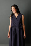 Etta Sewing Pattern - Simple Wrap Dress with Lined Bodice and Inseam Pockets