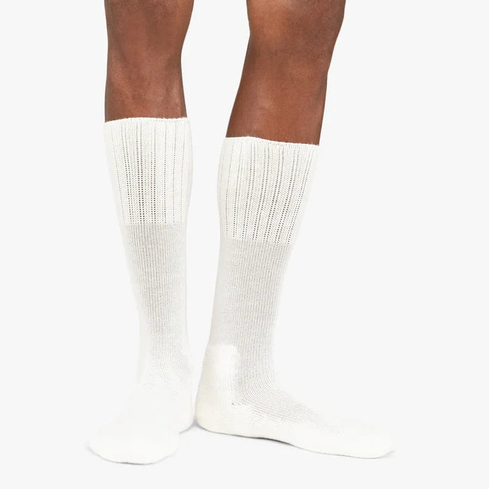 Thorlo TWW-11 & 13's White Western Boot Moderate Cushion Mid-Calf Socks (USA MADE)