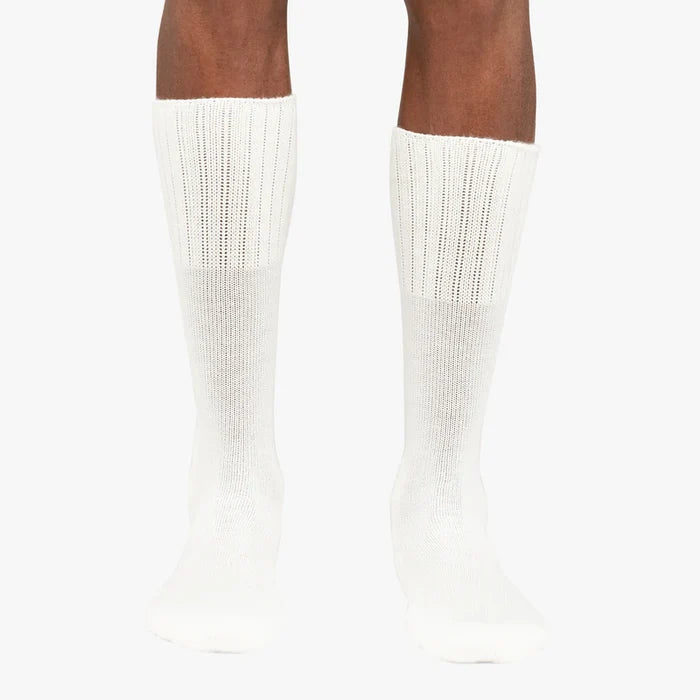 Thorlo TWW-11 & 13's White Western Boot Moderate Cushion Mid-Calf Socks (USA MADE)