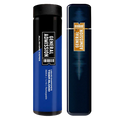 Top-down view of a blue and black tube and matching rectangular device labeled "Tiger Blood Liquid Diamond Disposable Vape" with bold "General Admission" branding.