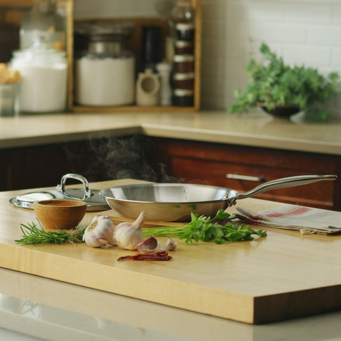 Titanium Series 10.5" Fry Pan with Lid