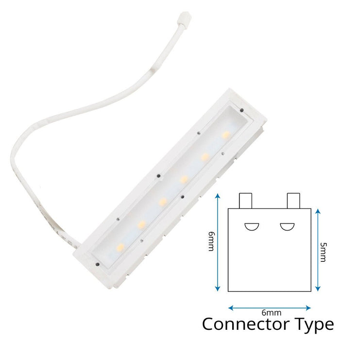 Rectangular LED Light Fitting 3W 4000K - #Cooker Hoods