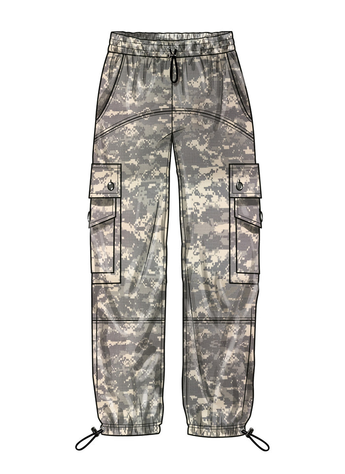 Unisex cargo pants made using Simplicity Sewing Pattern S9959