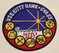 USS Kitty Hawk CVA-63 Supply Vietnam Era Large Jacket Size Navy Patch
