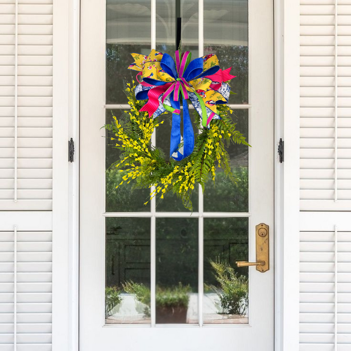Vibrant Spring Forsythia Wreath