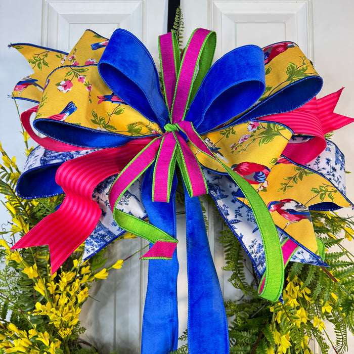 Vibrant Spring Forsythia Wreath