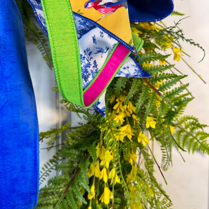 Vibrant Spring Forsythia Wreath