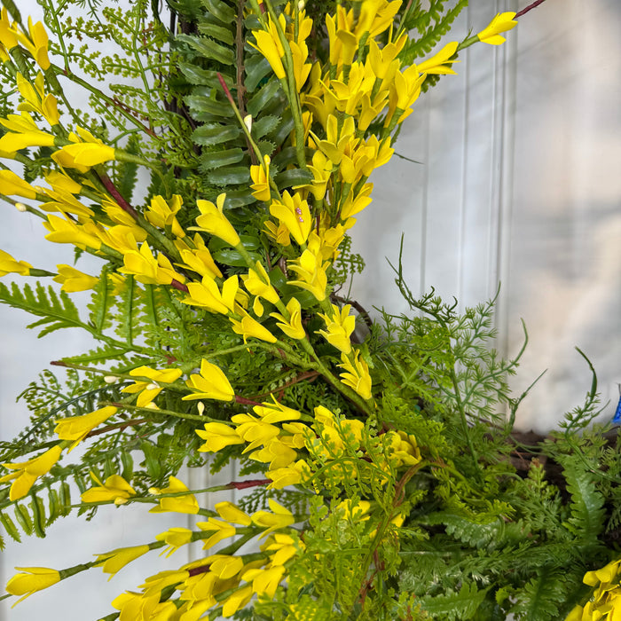 Vibrant Spring Forsythia Wreath