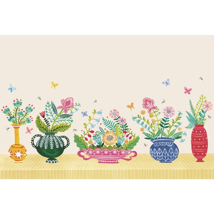 Vibrant Vases Placemat Set