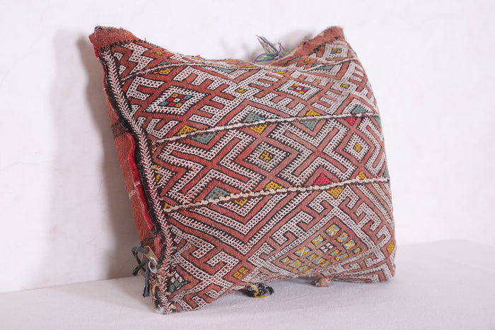 Vintage kilim pillow 14.5 INCHES X 17.3 INCHES