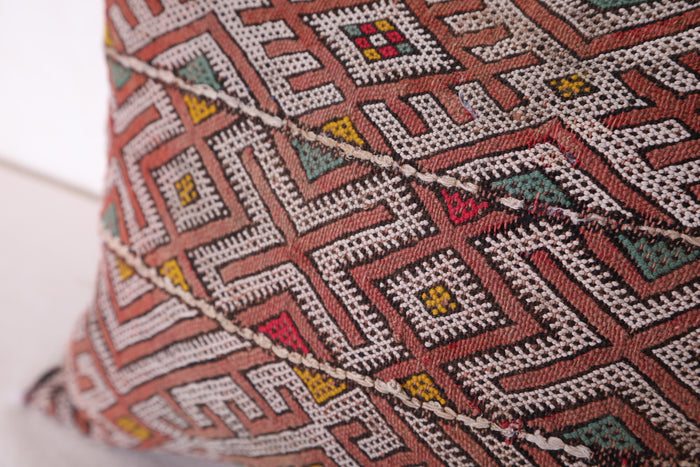 Vintage kilim pillow 14.5 INCHES X 17.3 INCHES