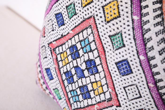 Vintage tribal pillow 14.5 INCHES X 15.7 INCHES - kilim pillow