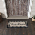 "Welcome Friends" Coir Rectangle Rug 17x36" - Primitive Star Quilt Shop